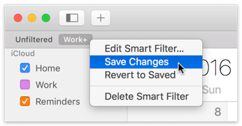 Smart Filter with Changes