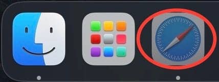 Dimmed dock icon for hidden app on macOS