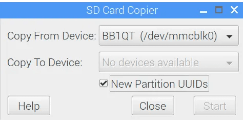 sd card copier raspbian