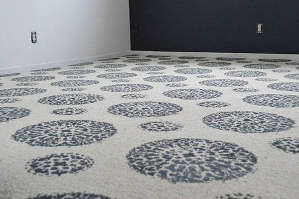 stenciled rug