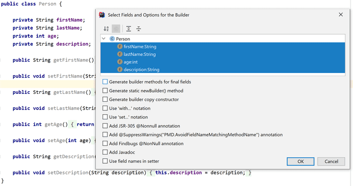 InnerBuilder plugin for IntelliJ IDEA