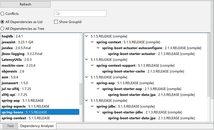 Maven Helper IntelliJ IDEA plugin