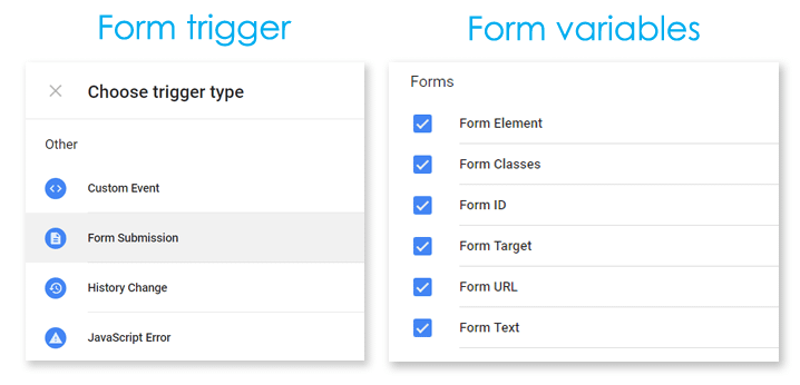 google tag manager form tracking