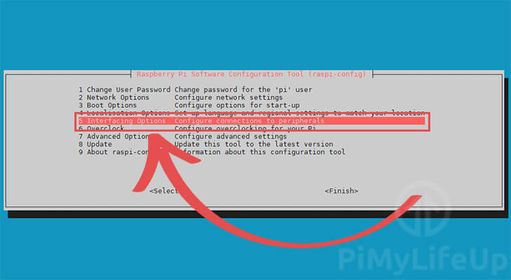 SFTP On Raspberry Pi - Raspi-Config Main Menu