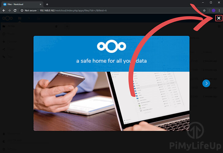 Nextcloud Files Screen