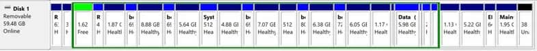 sdcard noobs partitions