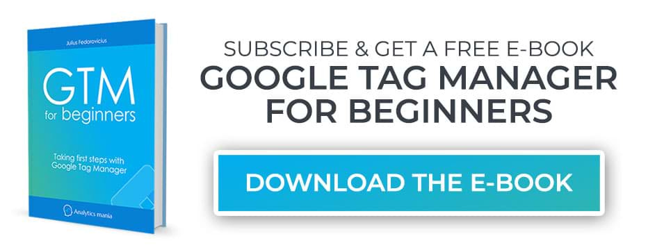 Subscribe and Get the Ebook - Real Book Img - GTM for Beginners